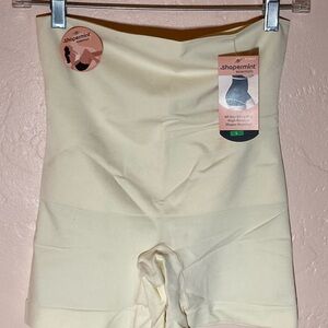 Shapermint Essentials High-Waisted Shaper Shorts - Cream